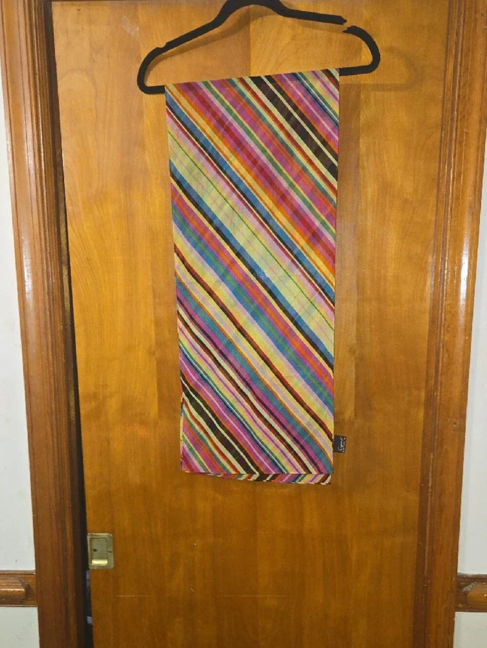 Cejon Multicolor Diagonal Stripe Scarf